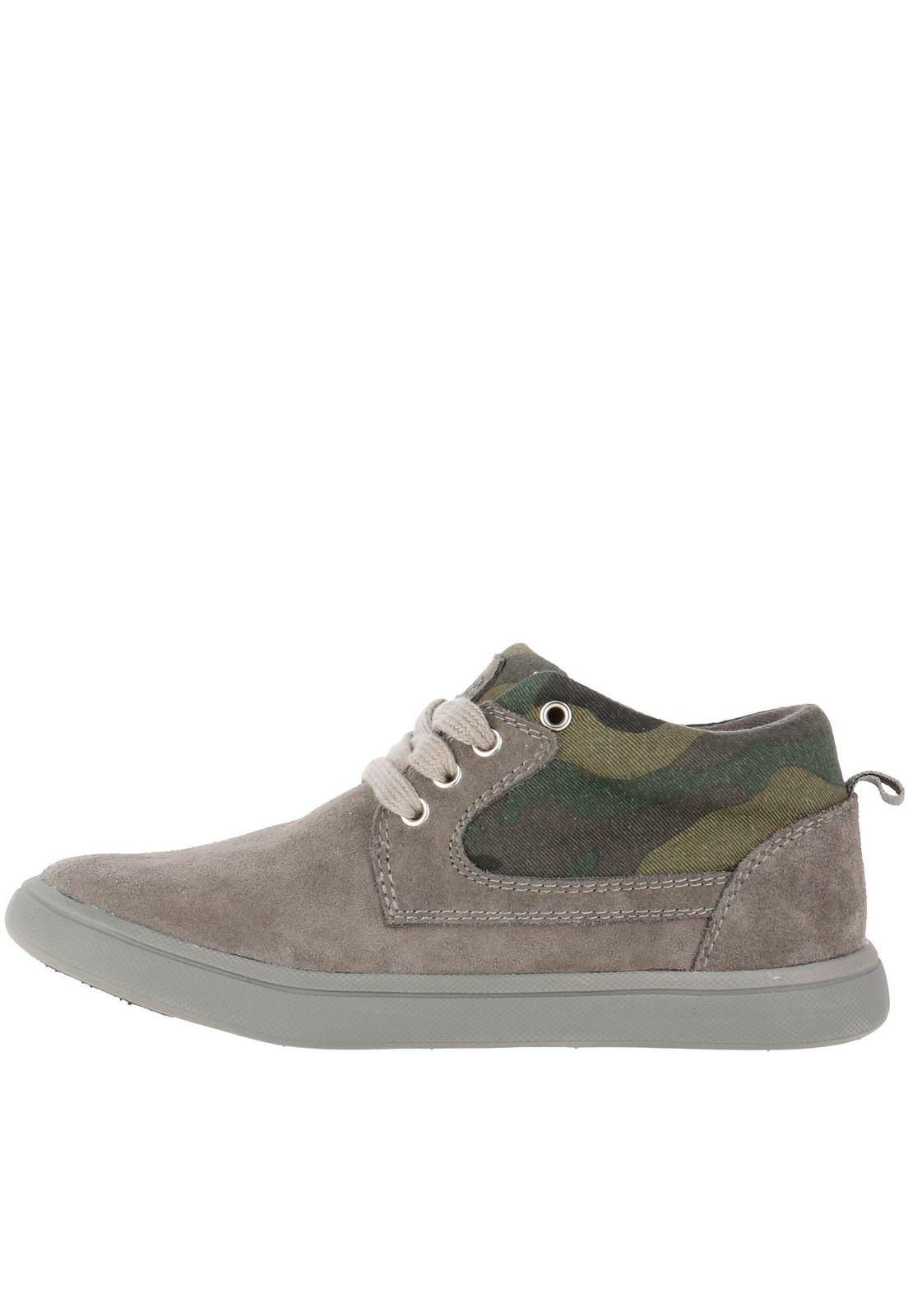Zapatilla C/Cana Cuero Boston Gris-3