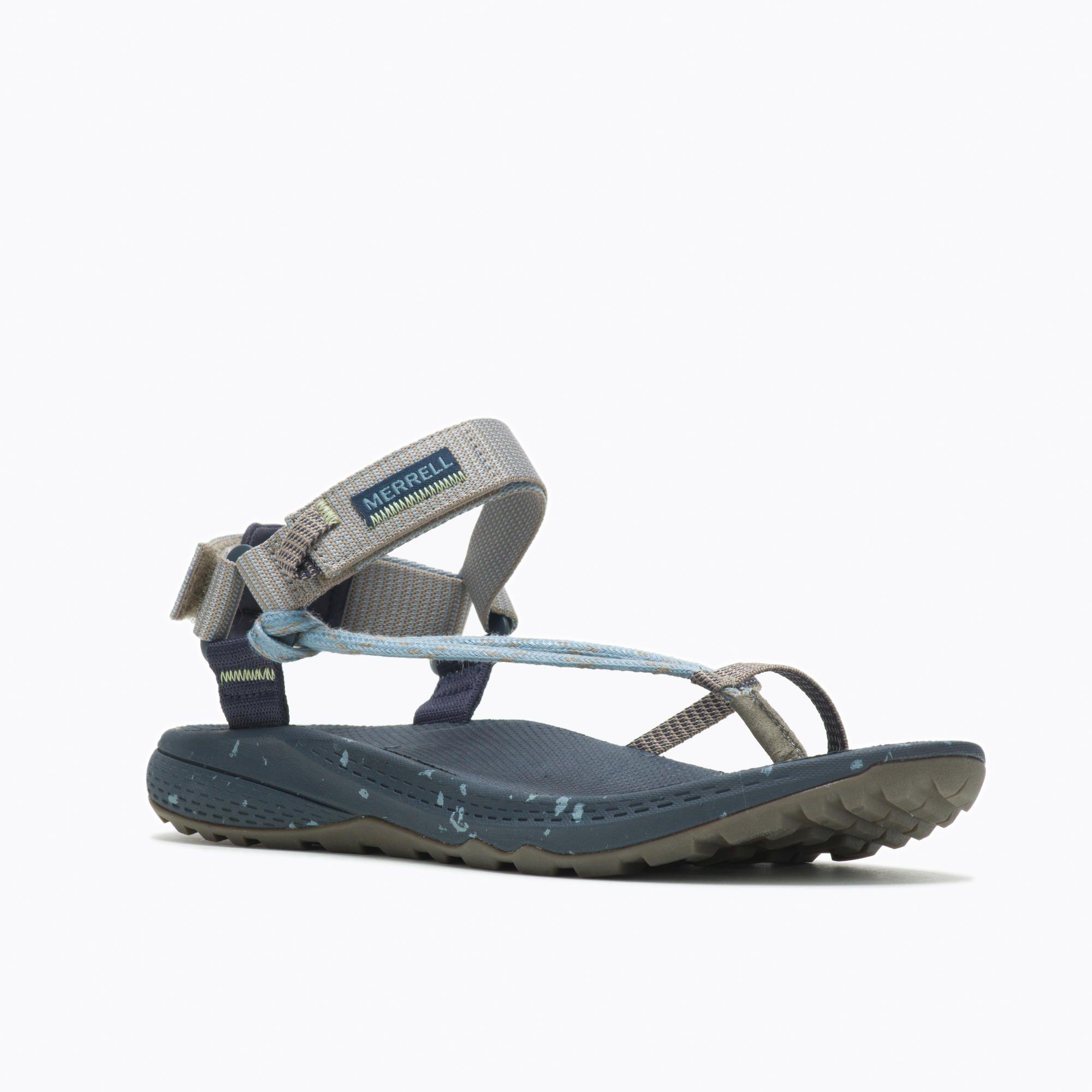 Sandalia Mujer Bravada Cord Wrap Azul Marino-1