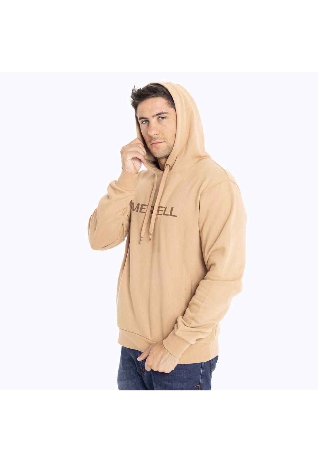 Poleron Hombre Full Zipper Caqui Merrell-1