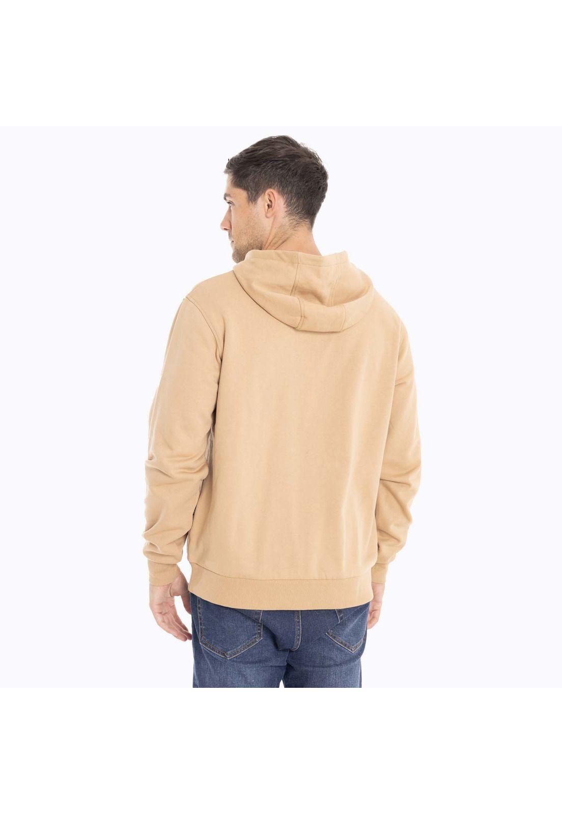 Poleron Hombre Full Zipper Caqui Merrell-4