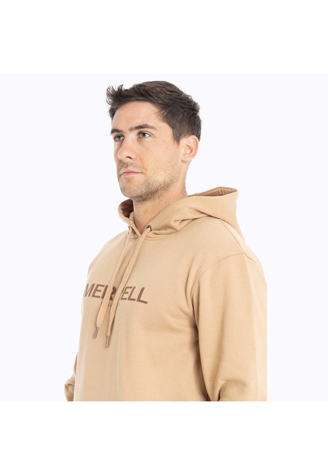 Poleron Hombre Full Zipper Caqui Merrell-5
