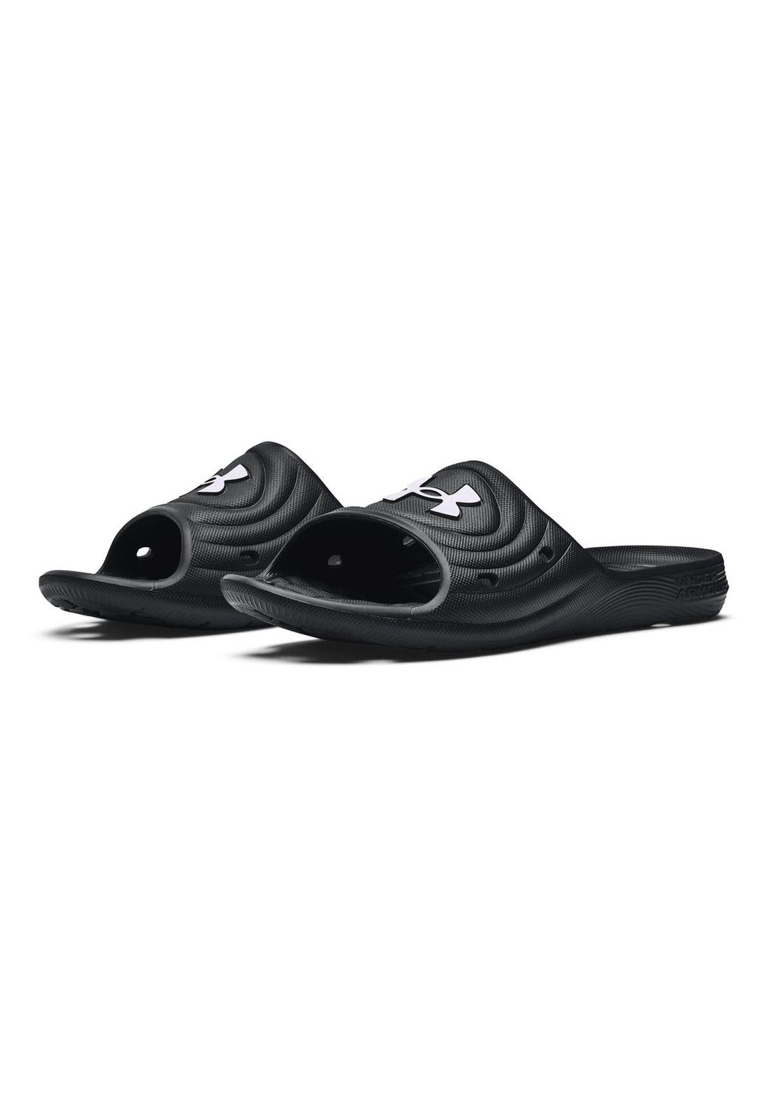 Sandalias UA Locker IV para hombre Negro-5