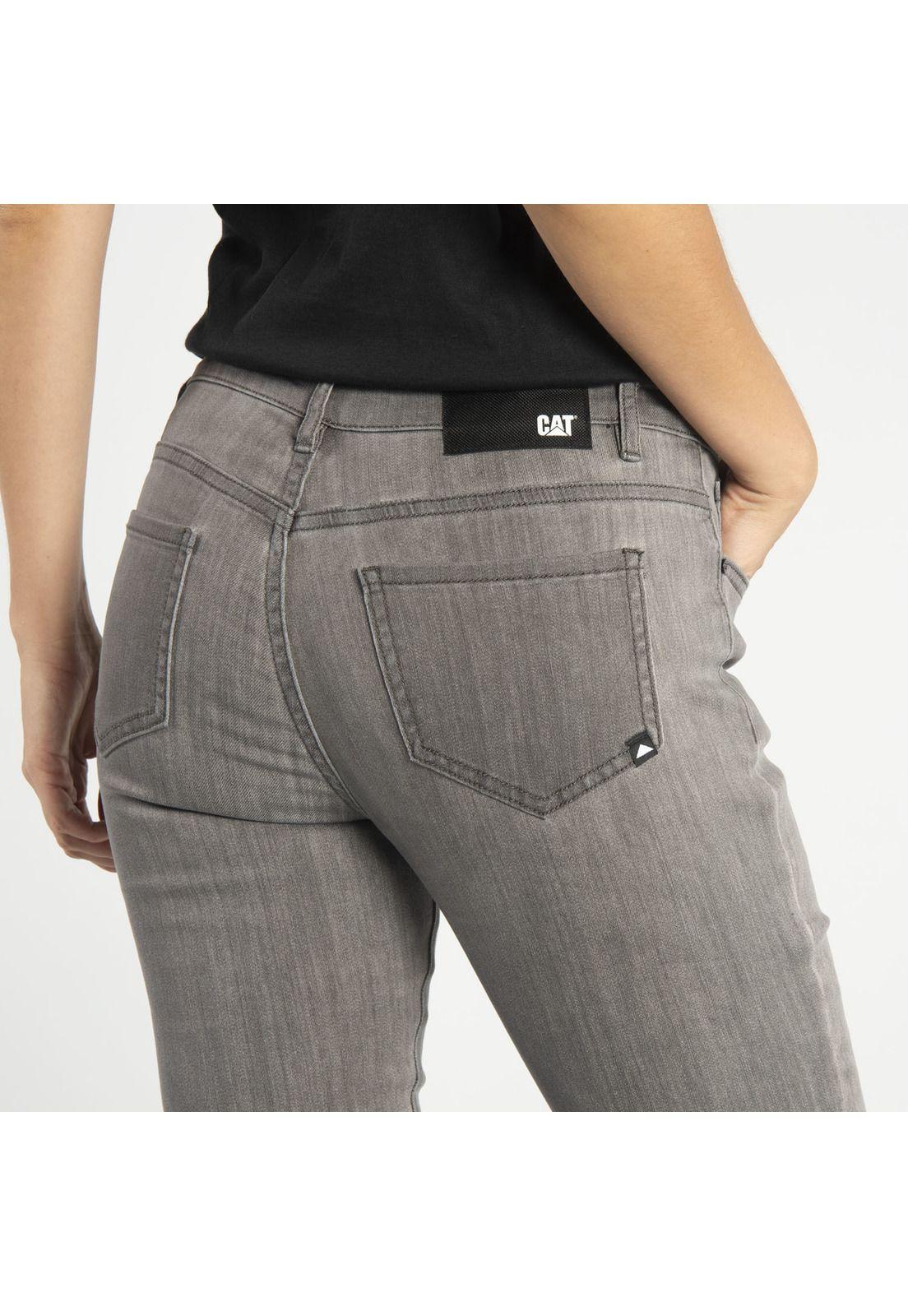 Jeans Mujer Symbol Skinny Gris Oscuro-4