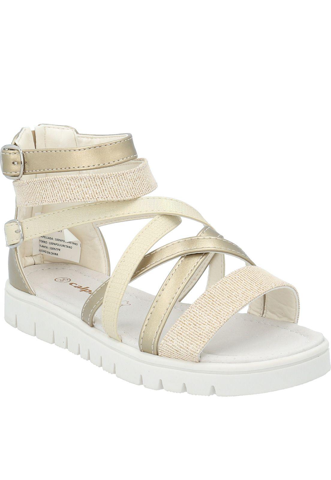 Sandalia Niña Azucena Dorado (30 - 35)-0