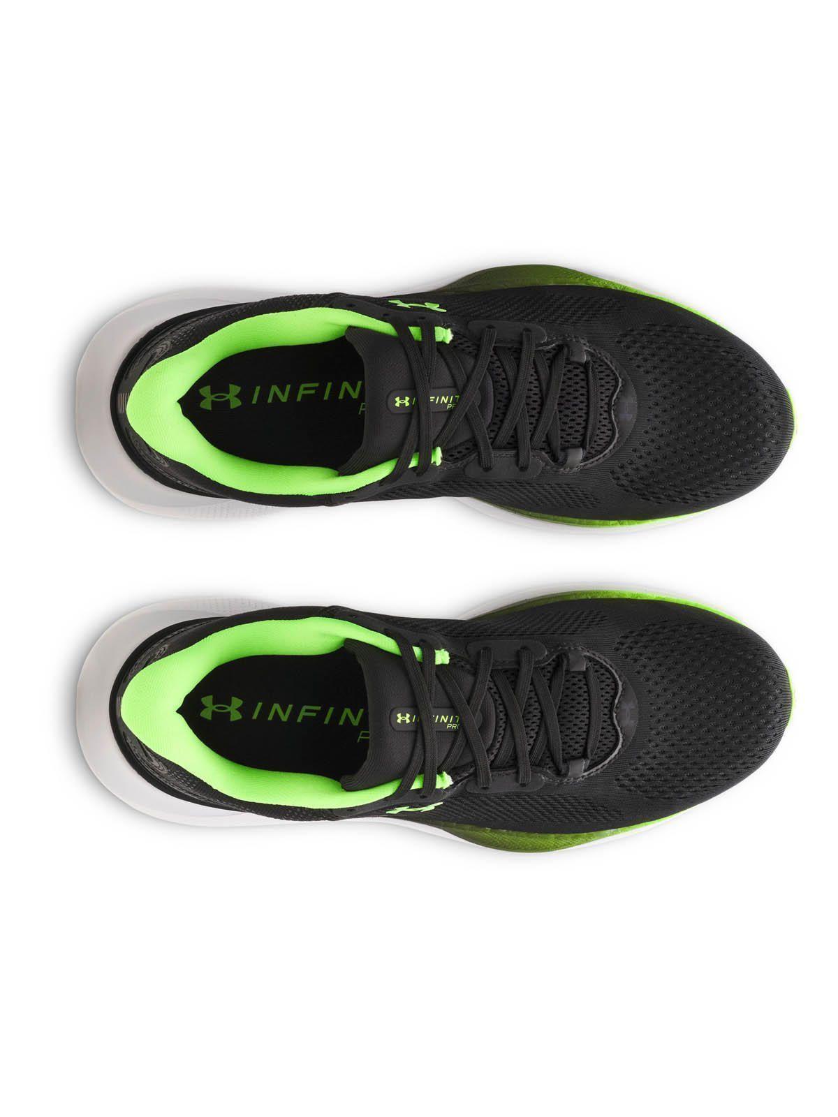 Zapatila Running Hombre Infinite Pro 2 Negro/Verde -4