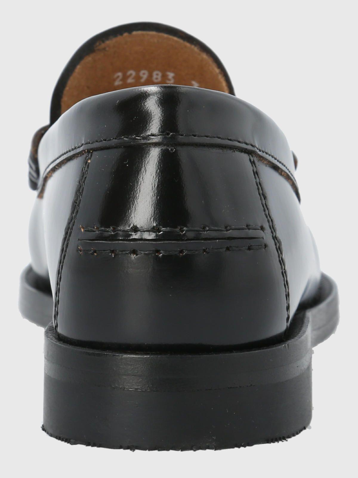 Mocasin Mujer Italiano Cuero Madri Negro-6