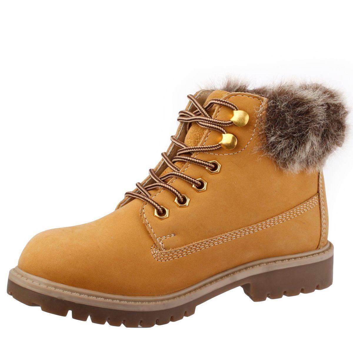 Botin Cuero Niña Agape Amarillo-1