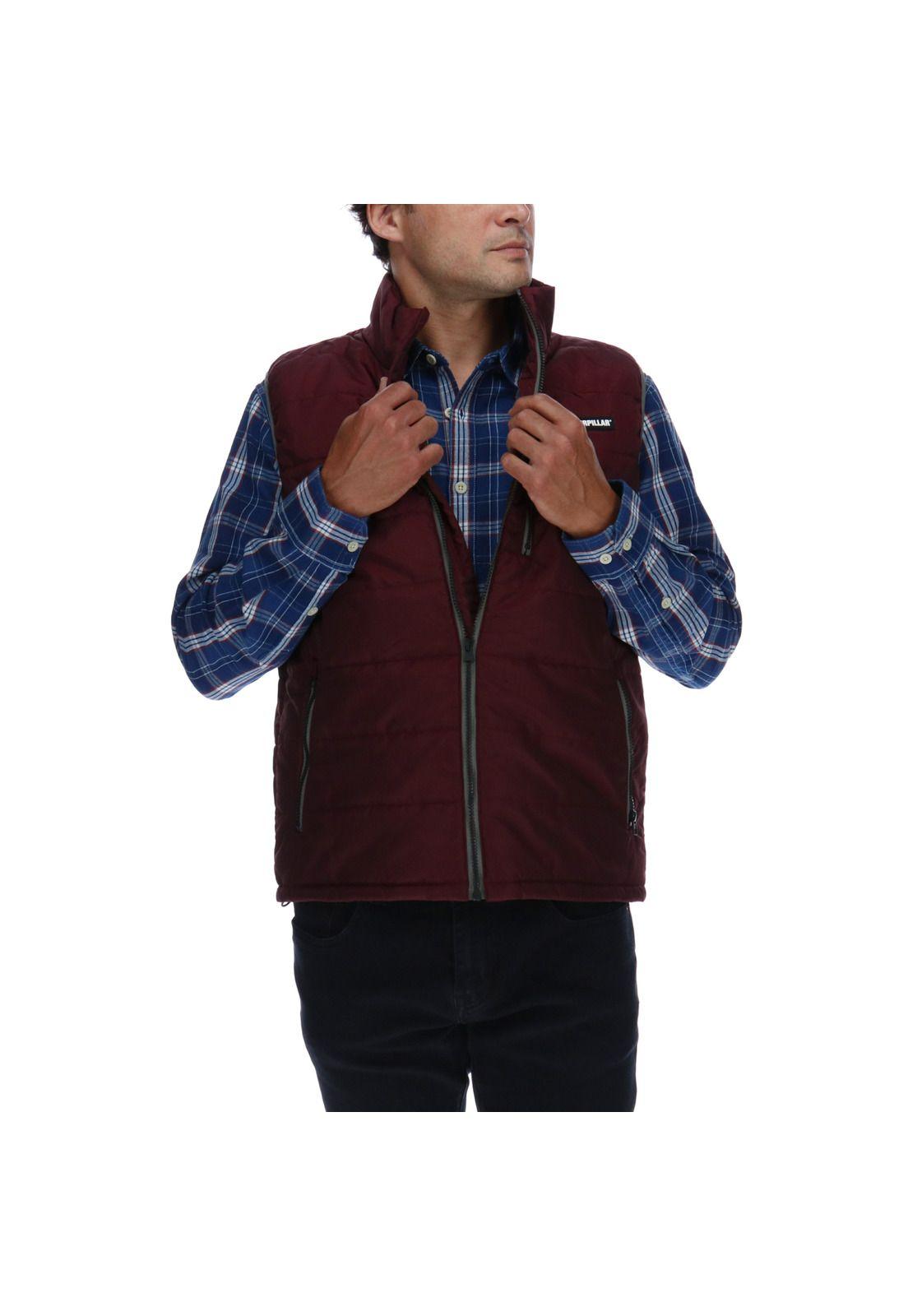 Parka Sin Mangas Foundation Insulated Burdeo-0