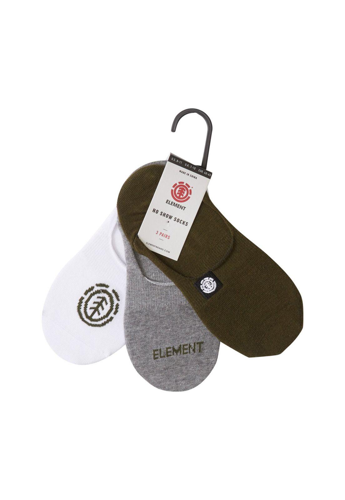 Pack 3 Calcetines Hombre 3Pk Frboarded M Verde-1