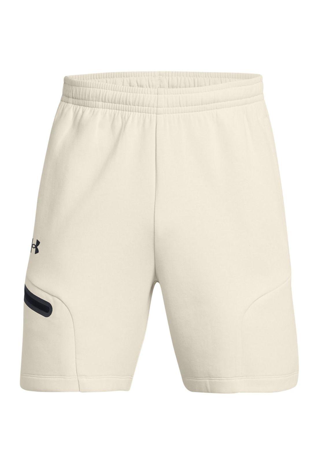 Shorts UA Unstoppable para hombre Blanco-0