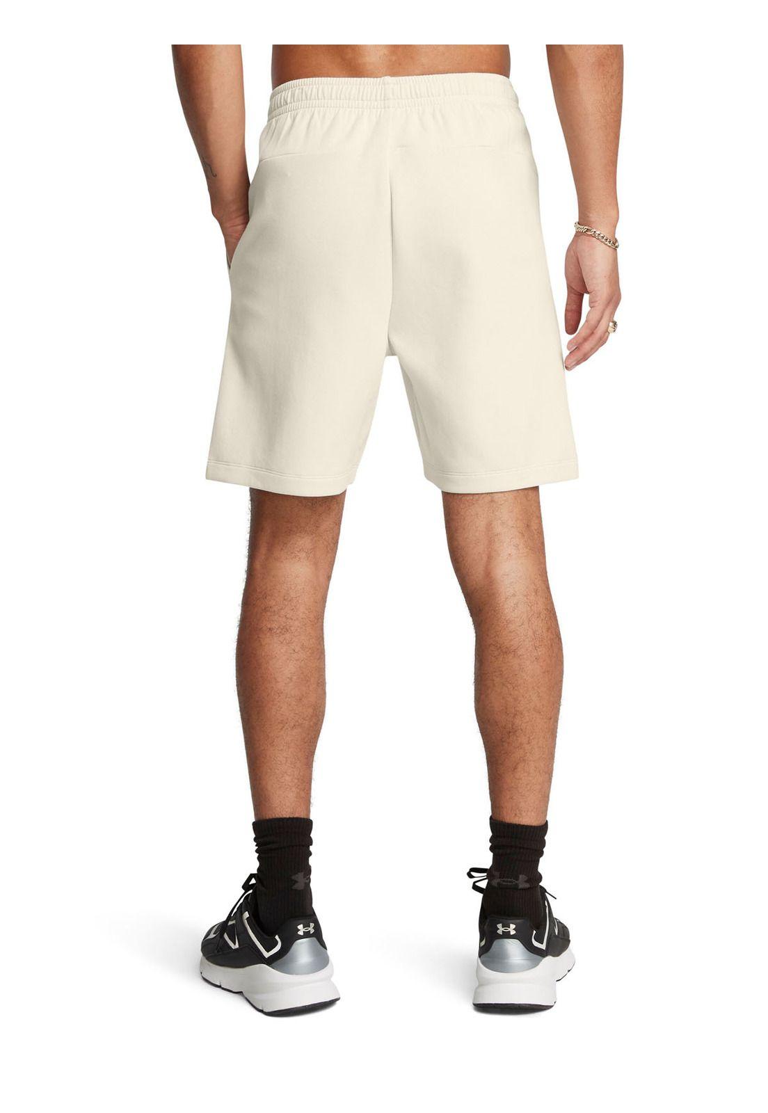 Shorts UA Unstoppable para hombre Blanco-4