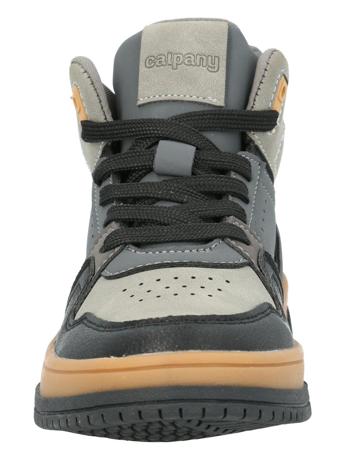 Zapatilla Niño Zigi Gris con azul-3