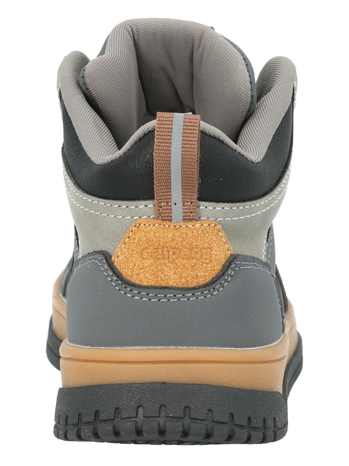 Zapatilla Niño Zigi Gris con azul-6