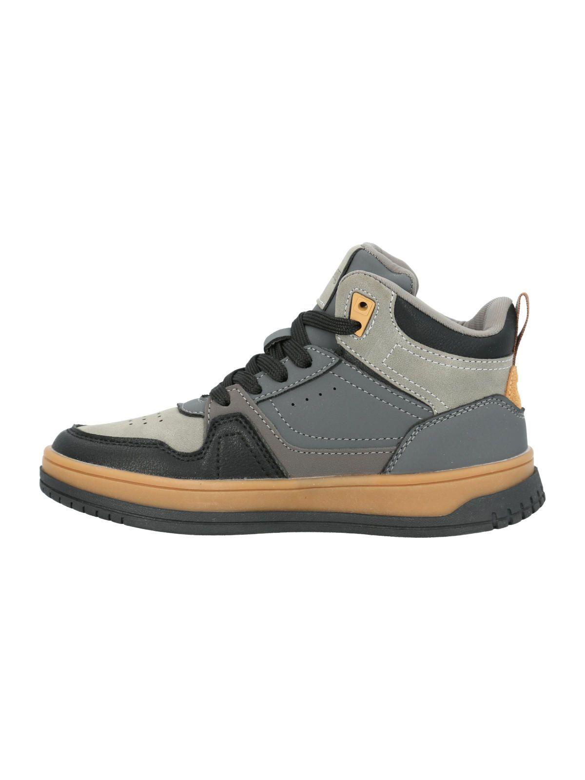 Zapatilla Niño Zigi Gris con azul-5