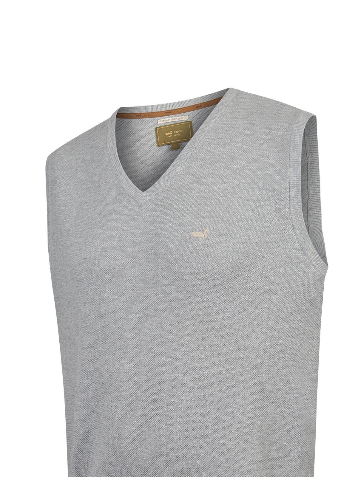 Sweater Algodón Orgánico Hombre Rivo Gris-3