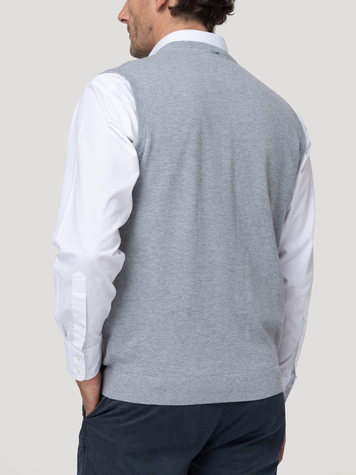 Sweater Algodón Orgánico Hombre Rivo Gris-5