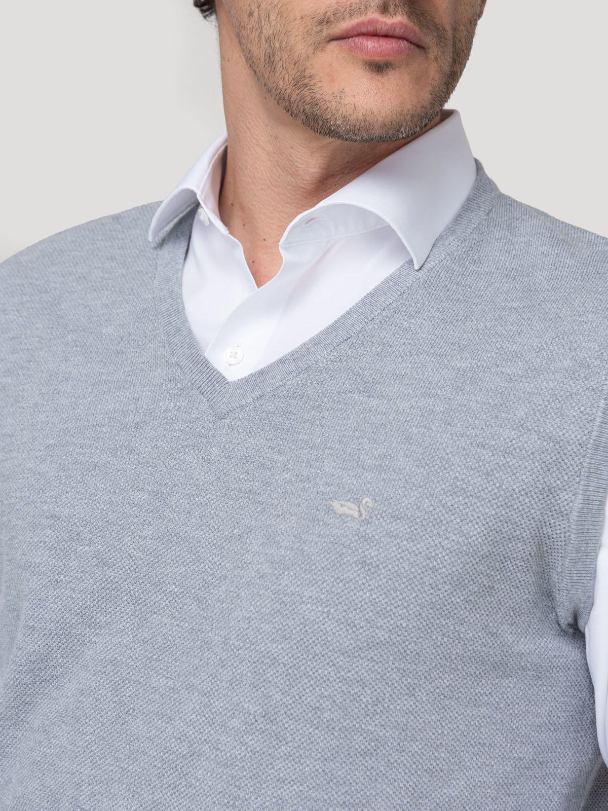 Sweater Algodón Orgánico Hombre Rivo Gris-6