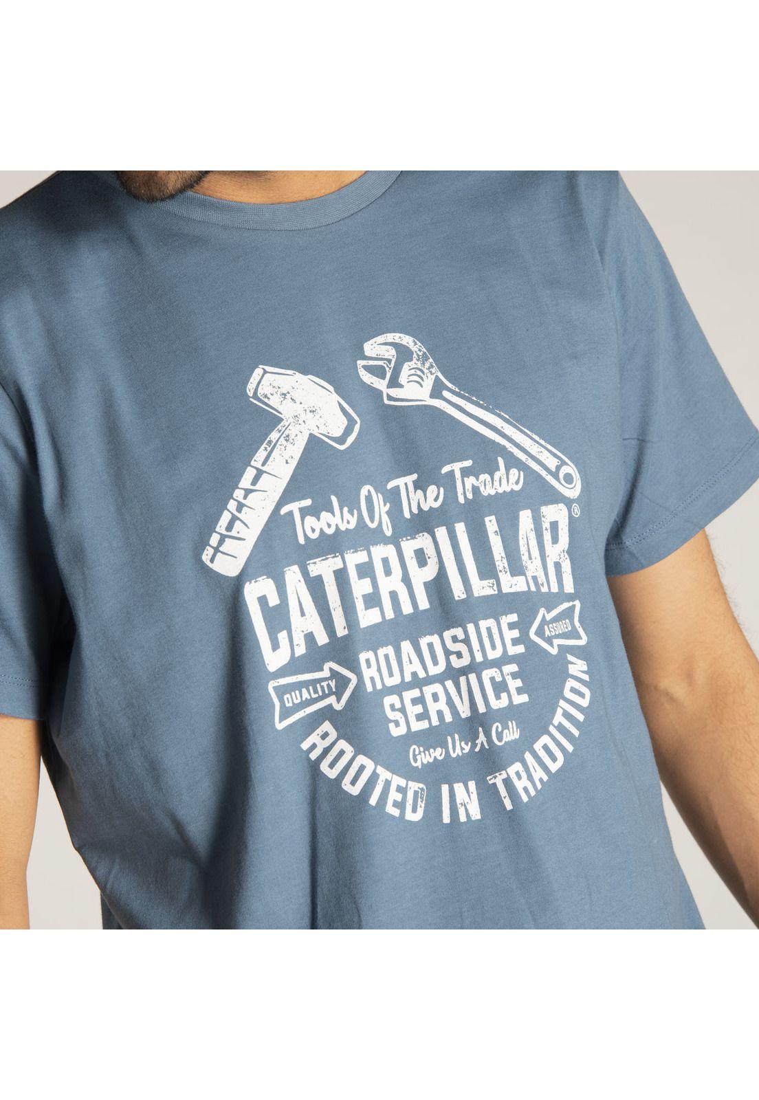 Polera M/C Hombre Roadside Service Tee Azul-4