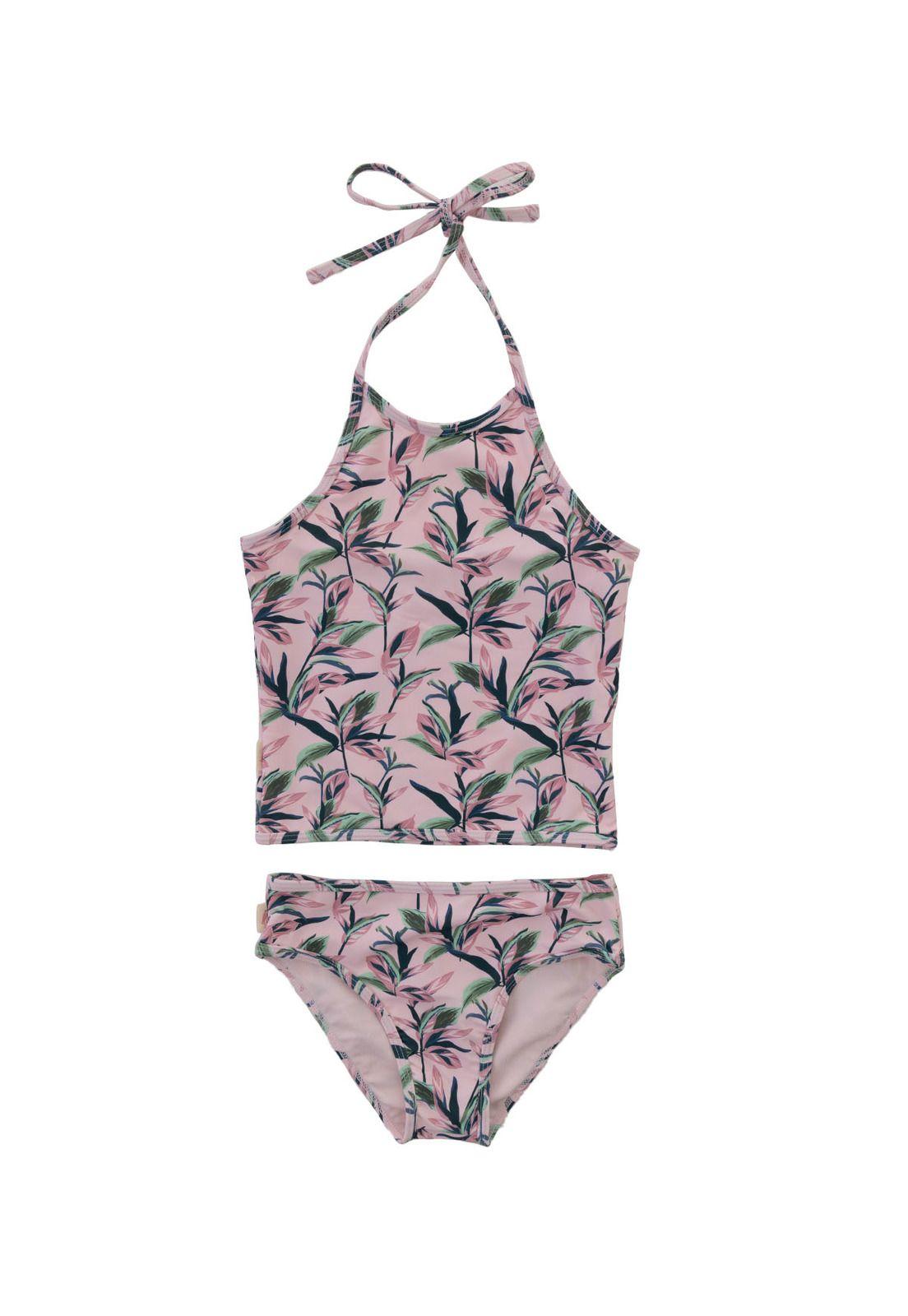 Traje De Baño Niña Loreto Rosado-0