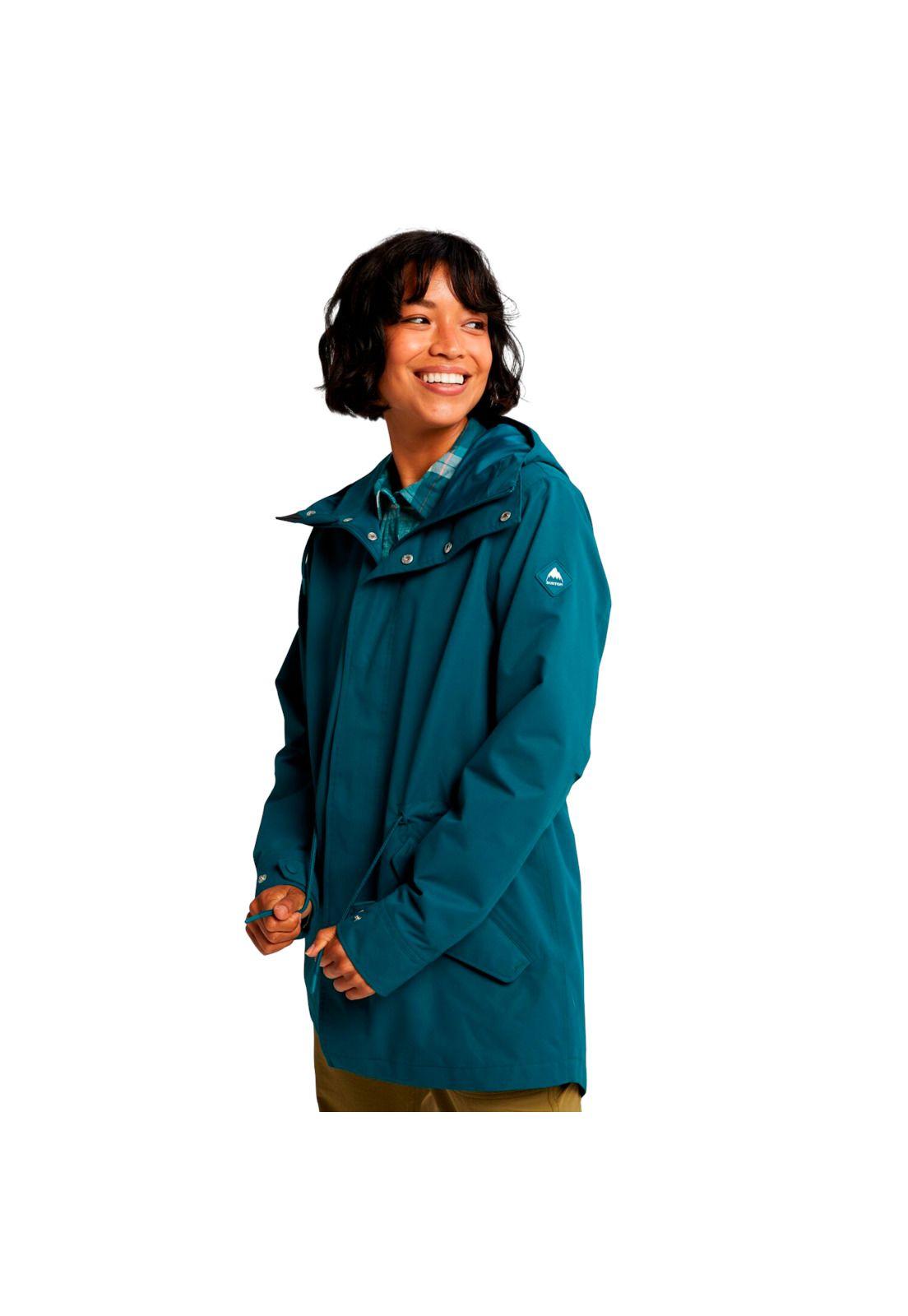 Chaqueta Mujer Sadie Azul Petróleo-0