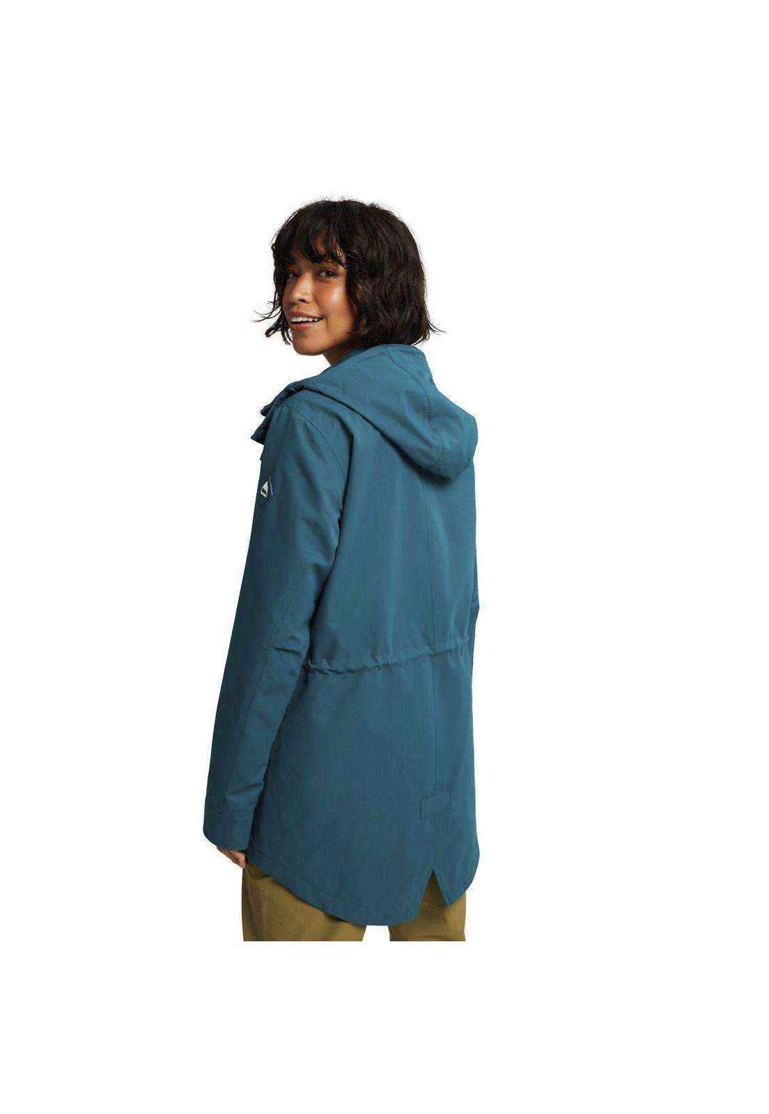 Chaqueta Mujer Sadie Azul Petróleo-2