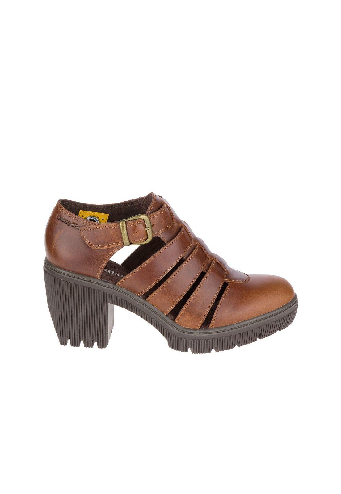 Sandalia Mujer Casual Gwen Café-1