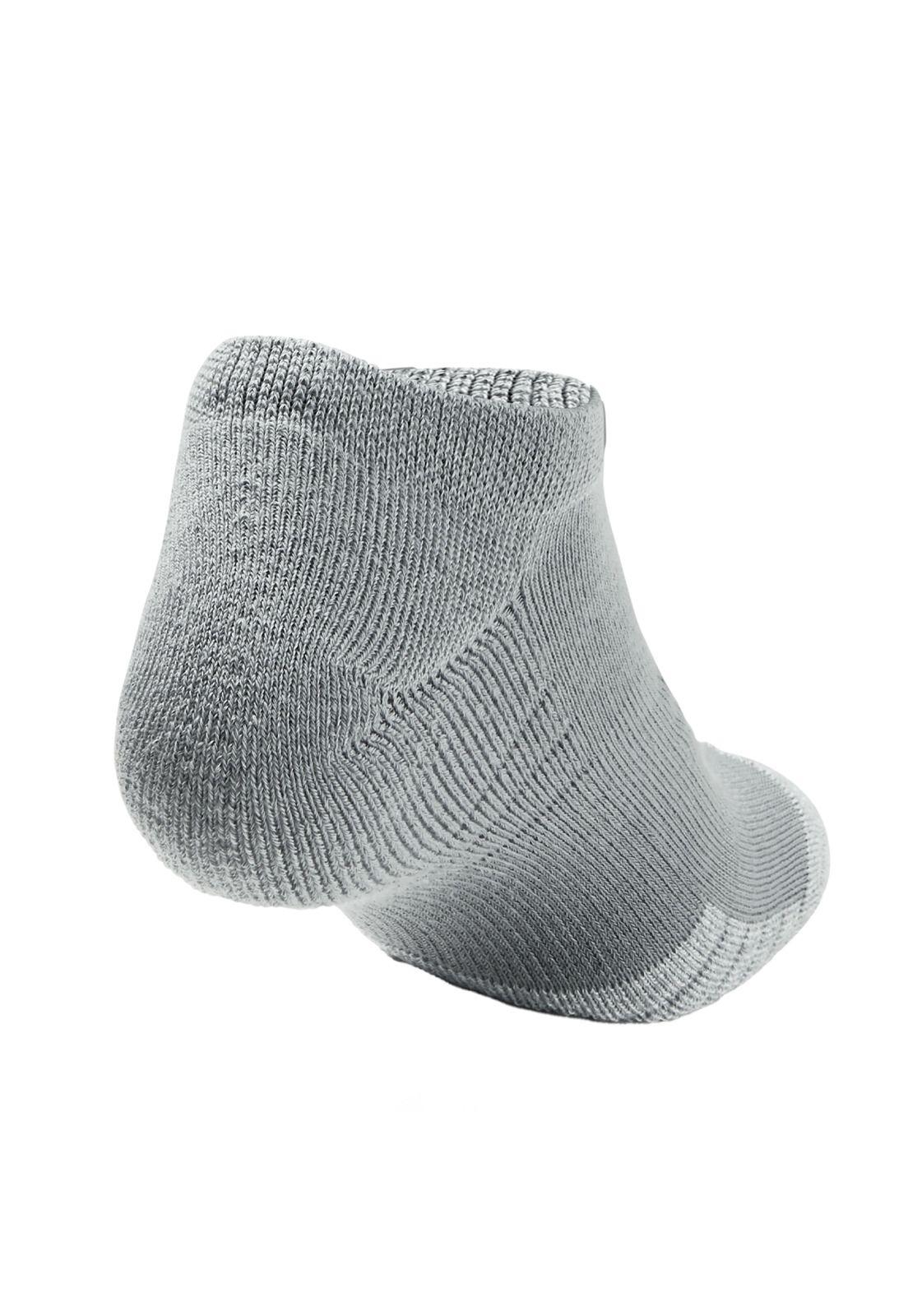 Calcetín Unisex Heatgear No Show 3Pk Gris-0