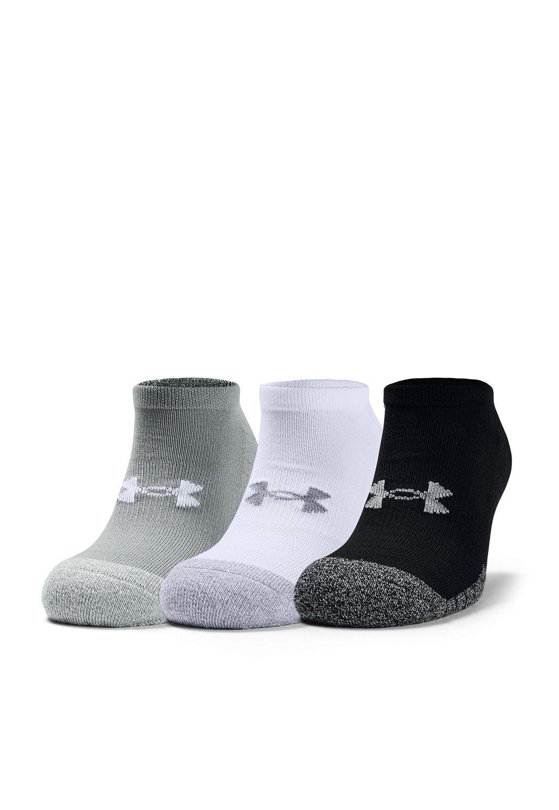 Calcetín Unisex Heatgear No Show 3Pk Gris-1
