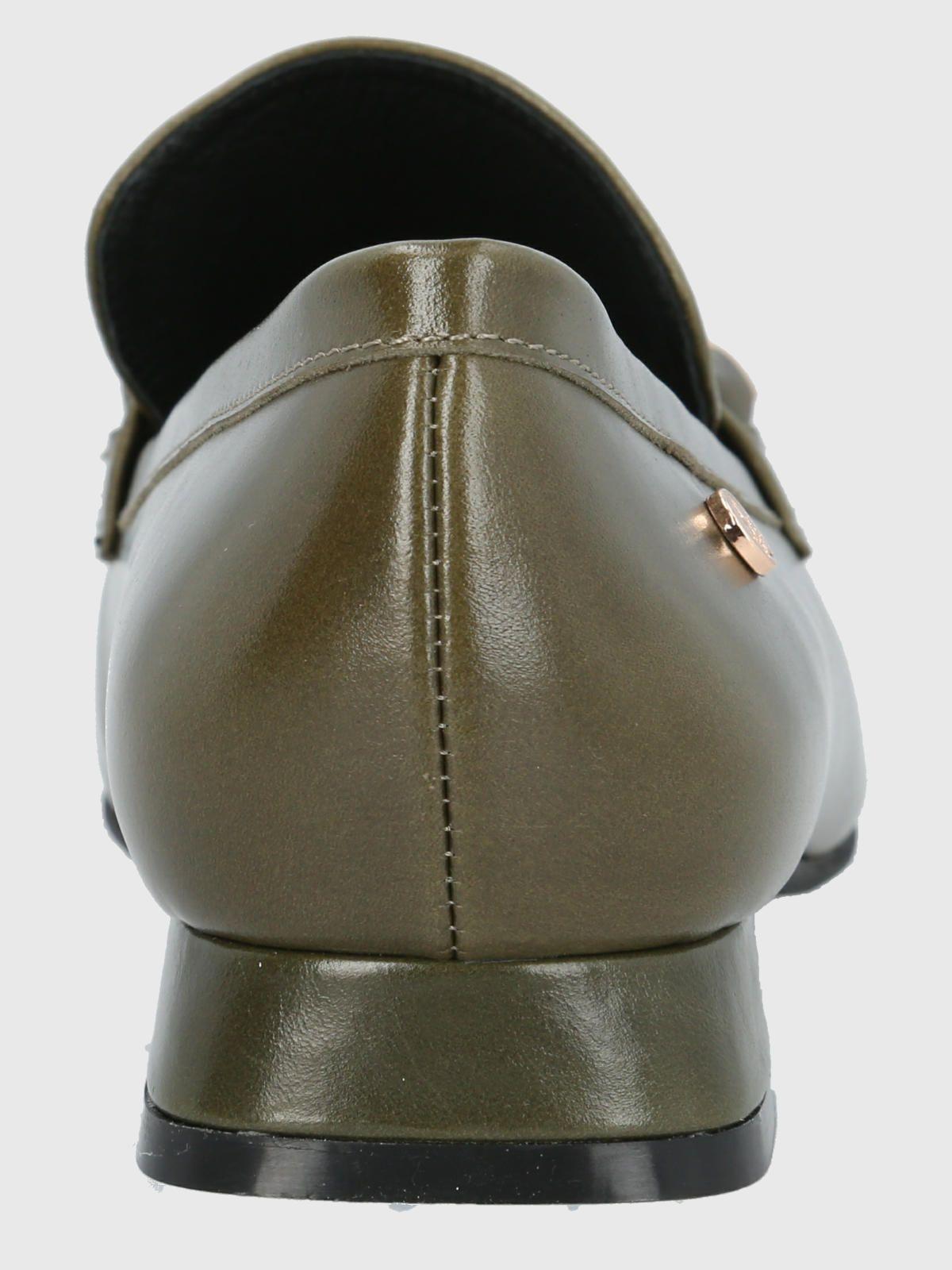 Mocasín Cuero Mujer Gween Verde-6