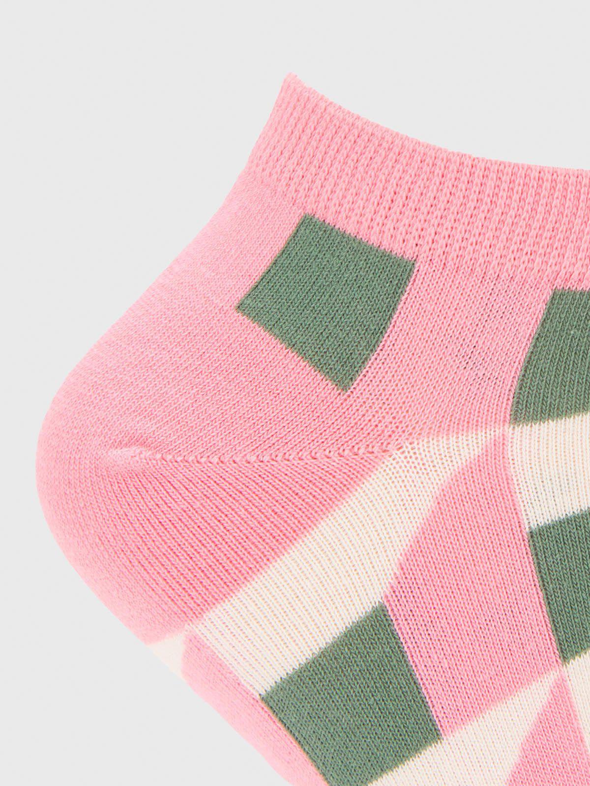 Calcetin Algodón Mujer Ped Perth Rosado-2