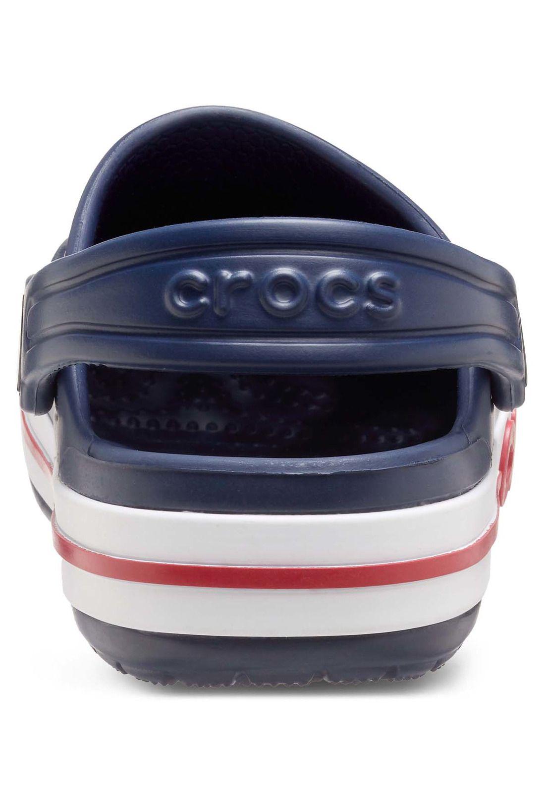 Zueco Crocs Niño Pequeño Bayaband Clog T Azul Marino-7