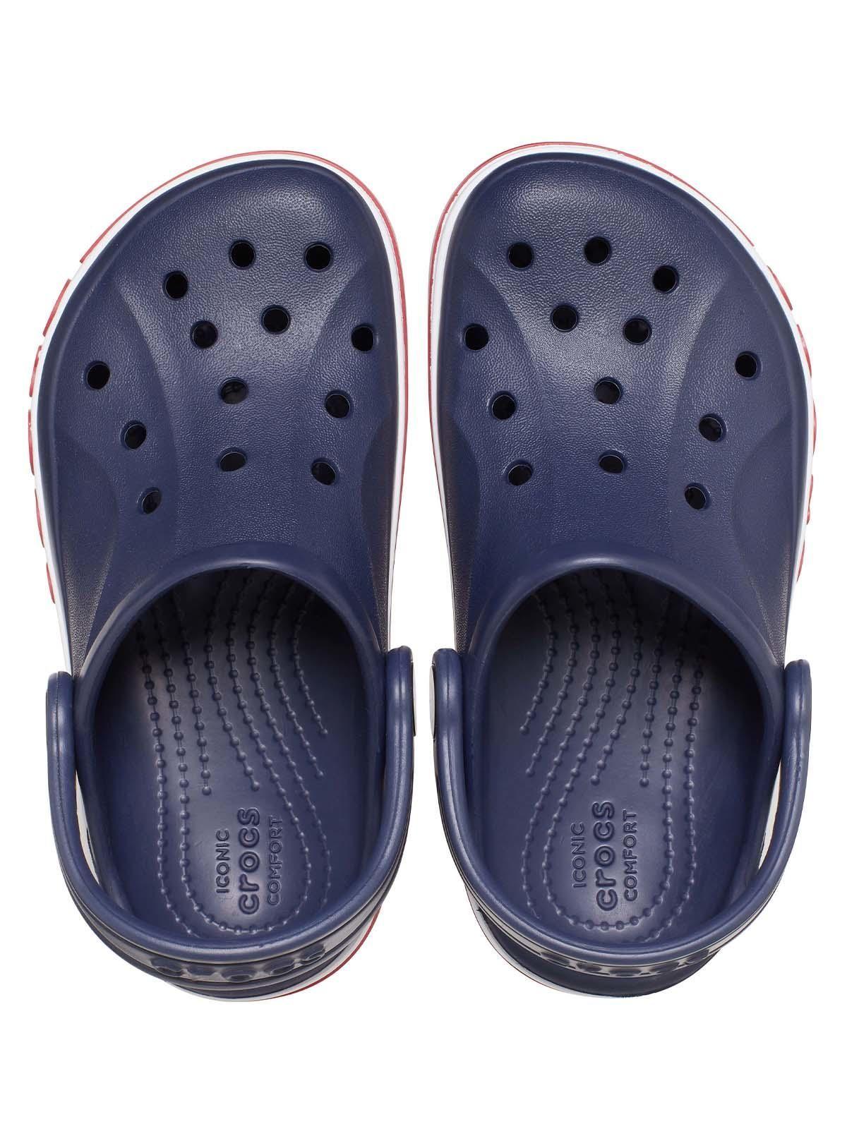 Zueco Crocs Niño Pequeño Bayaband Clog T Azul Marino-4