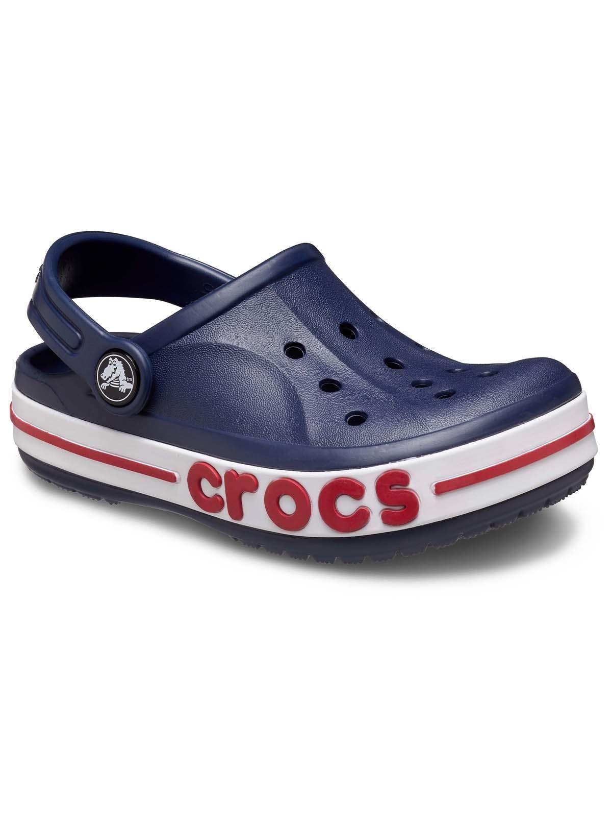 Zueco Crocs Niño Pequeño Bayaband Clog T Azul Marino-6