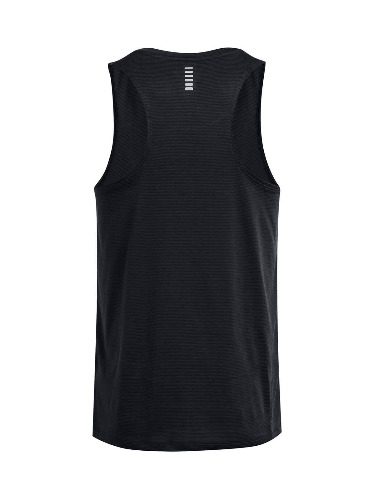 Polera sin mangas Running  hombre  Launch negro -1