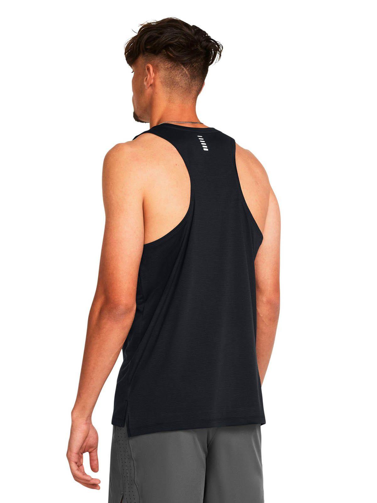 Polera sin mangas Running  hombre  Launch negro -4