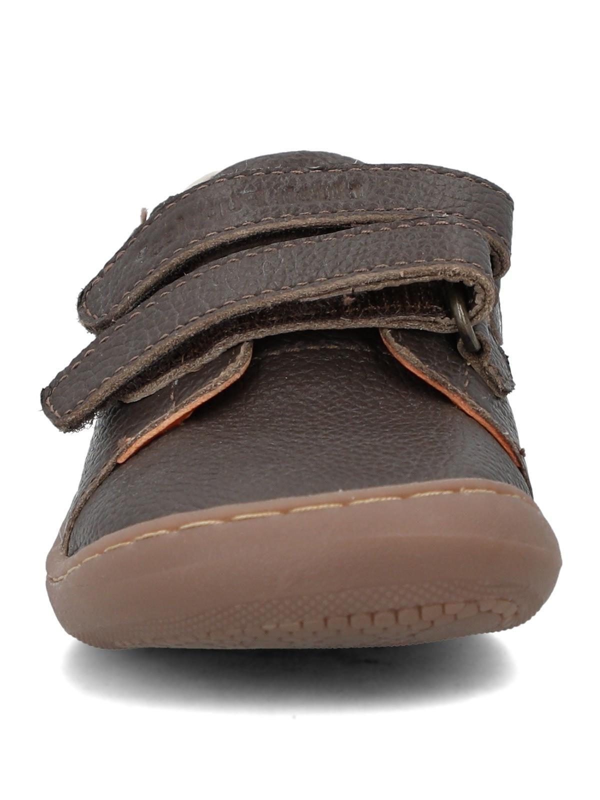 Zapatilla Cuero Niño Sika Café Oscuro-3