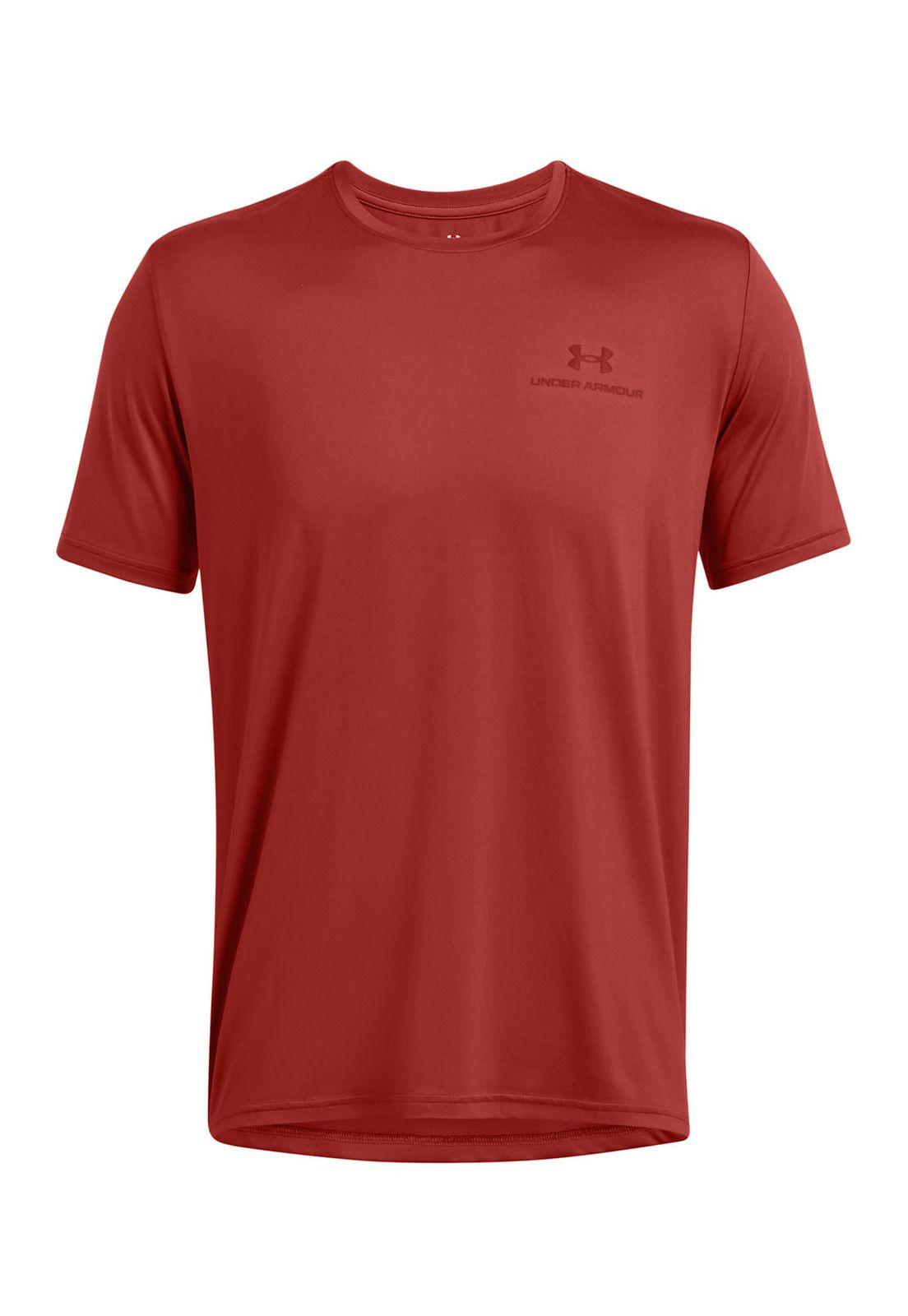 Polera manga corta Vanish hombre Naranjo-0