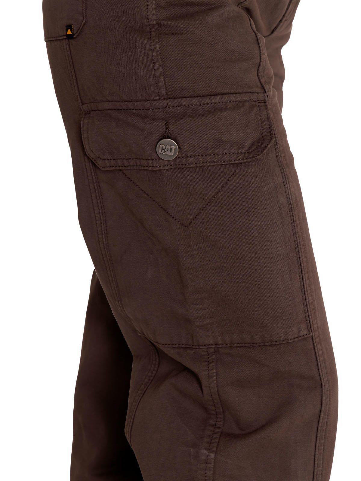 Pantalón Cargo Tiro alto Mujer Heritage Cargo Café-6