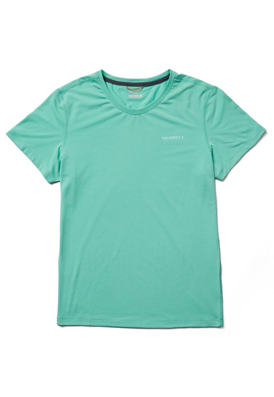 Polera Manga Corta Mujer Tencel Celeste-0