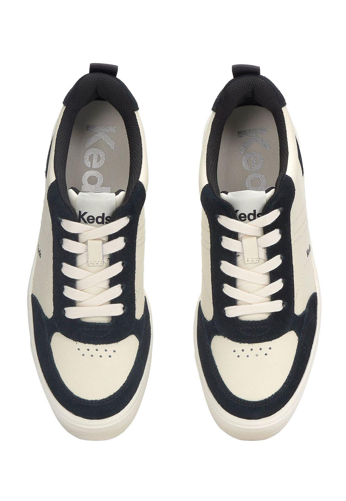 Zapatilla Cuero Mujer Skyler II Crudo-4