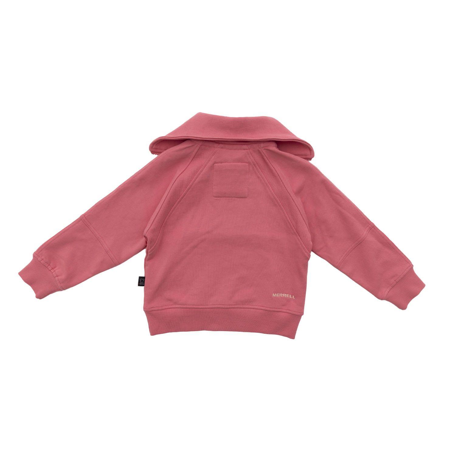 Polerón Niña Copihue Rosado-1