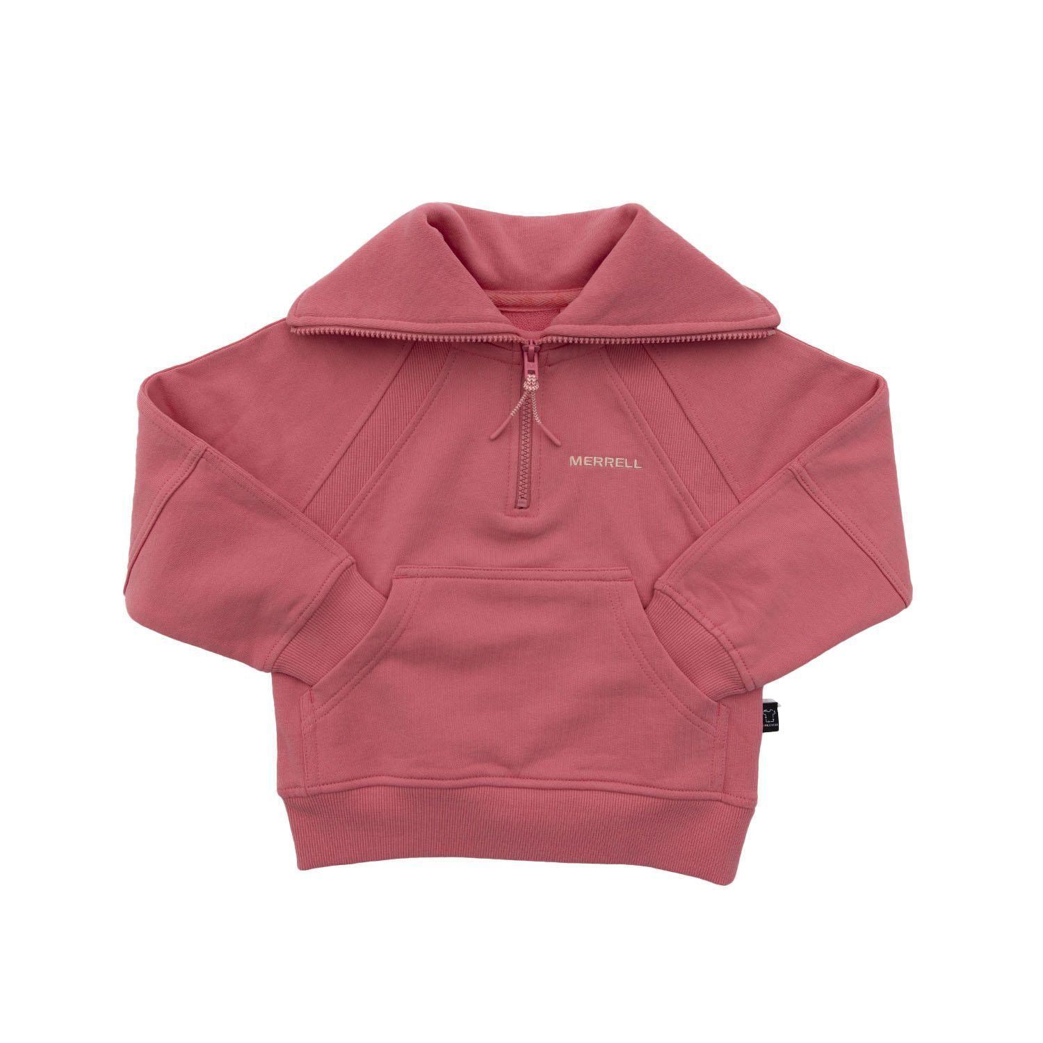 Polerón Niña Copihue Rosado-0