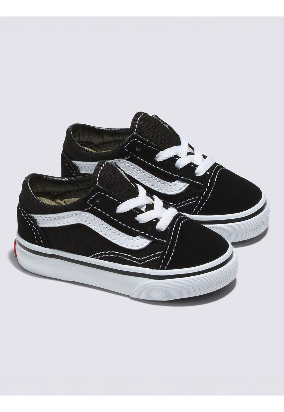 Zapatilla Niño Td Old Skool Negro Vans-0