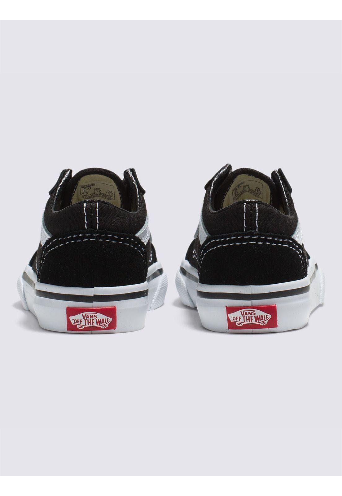 Zapatilla Niño Td Old Skool Negro Vans-4