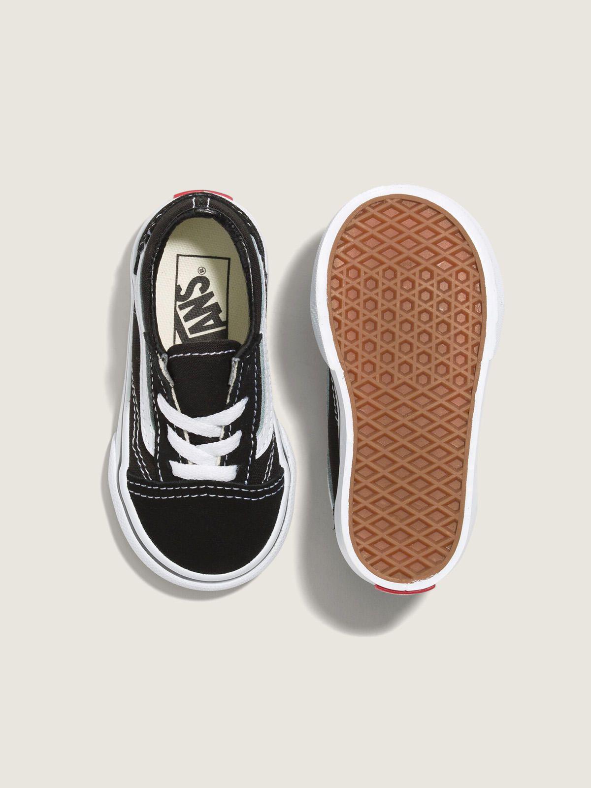 Zapatilla Niño Td Old Skool Negro Vans-4