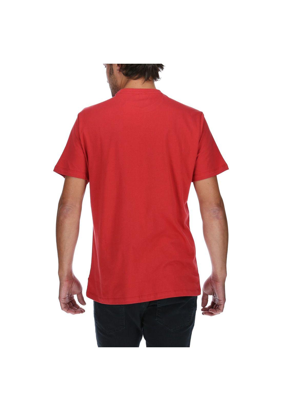 Polera Mc Hombre Traditional Pocket Tee Rojo-2