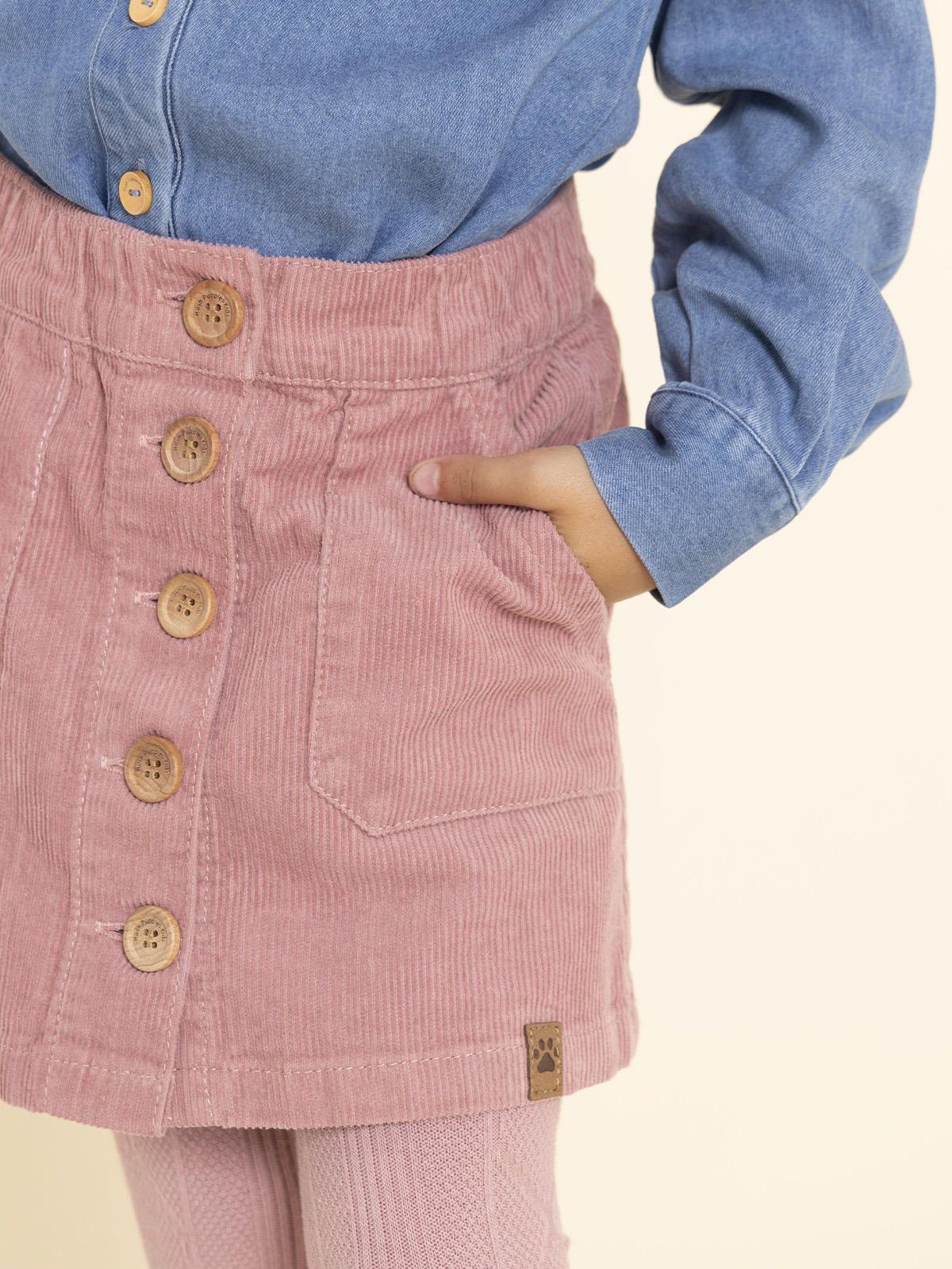 Falda Nina Niña Rosado-4