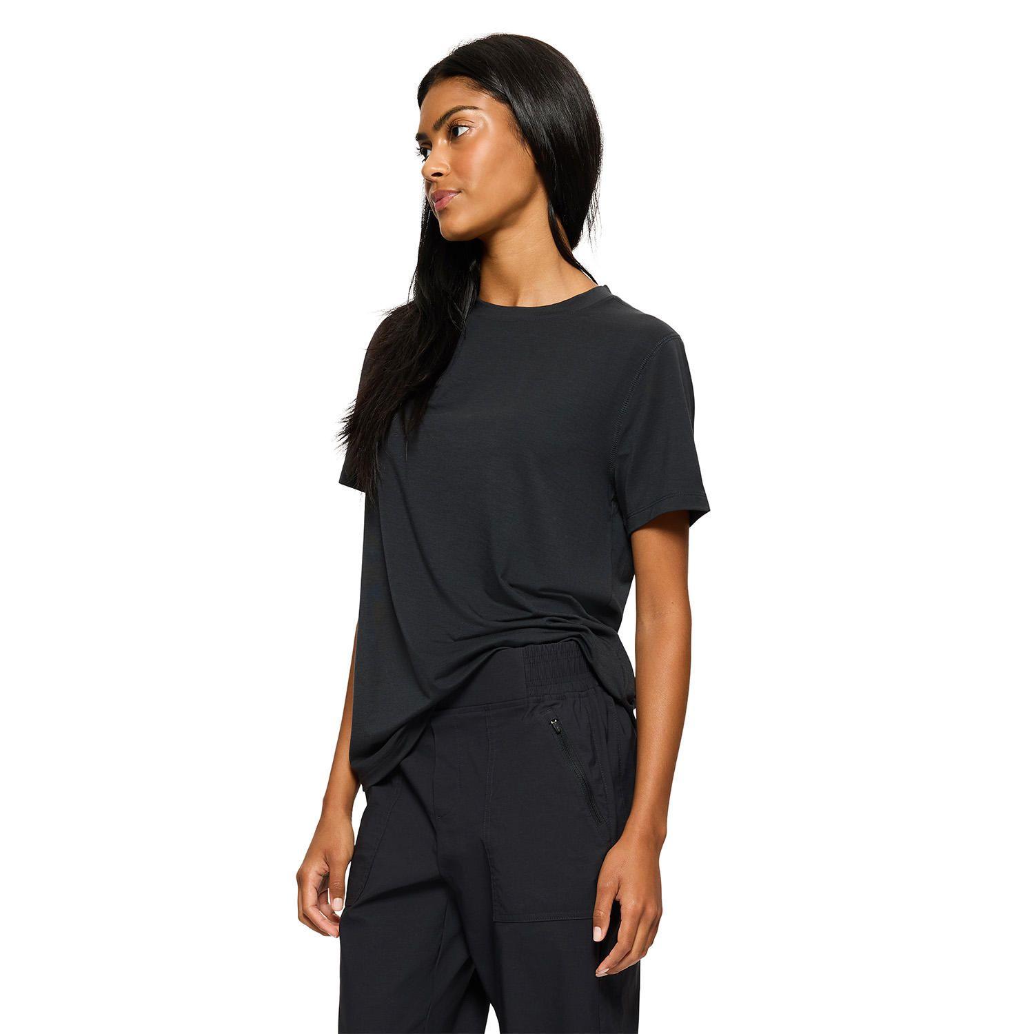 Polera Manga Corta Mujer Every Tencel Negro-1