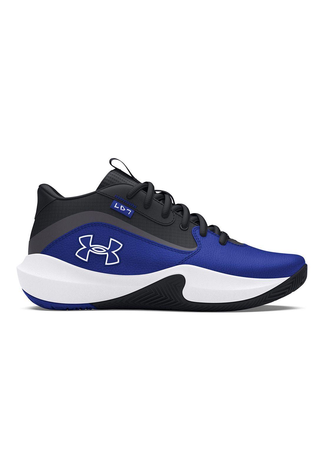 Zapatillas Basketball Lockdown7 Niño Azul-0