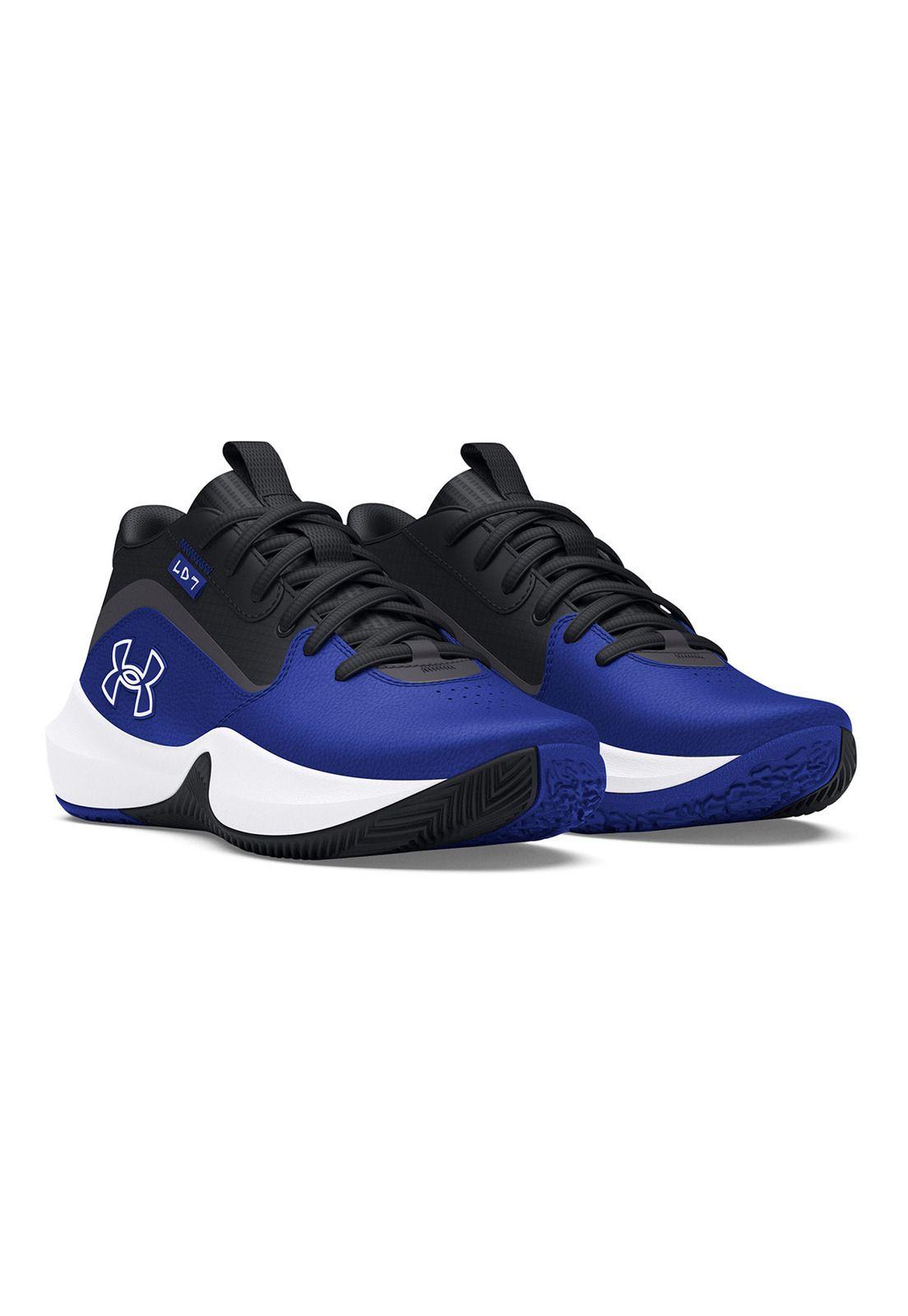Zapatillas Basketball Lockdown7 Niño Azul-5